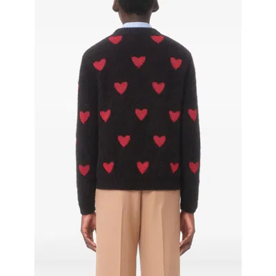 Valentino Garavani Jacquard Sweater In Black