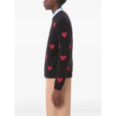 Valentino Garavani Jacquard Sweater In Black