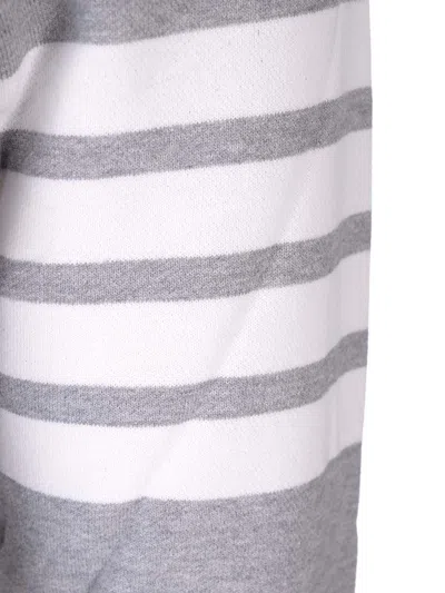 Thom Browne Grey 4-bar Sweatshirt In Gray