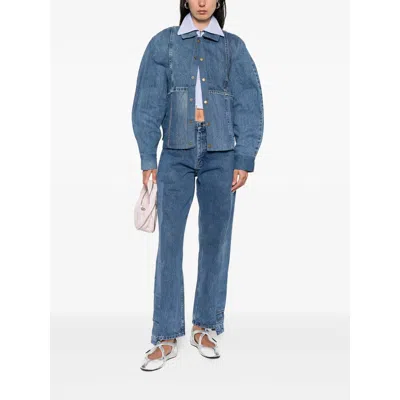 E.l.v Denim E.l.v. Denim Outerwears In Blue