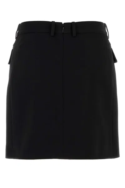 Balenciaga Skirts With Belt Loops And Front Pockets In Black