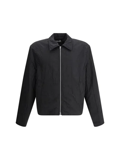 Our Legacy Collared Long Sleeves Side Pockets Jackets In Black