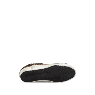 Philippe Model Stitched Leopard Print Low-top Sneakers Slip-on