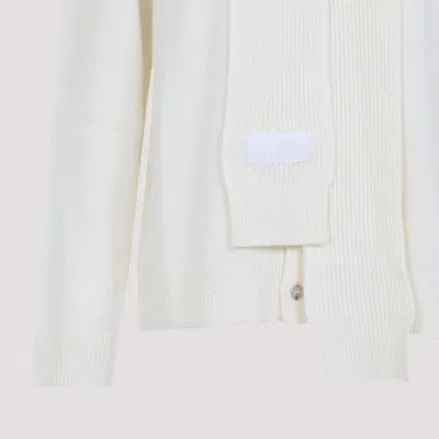 Mm6 Maison Margiela Cardigan White