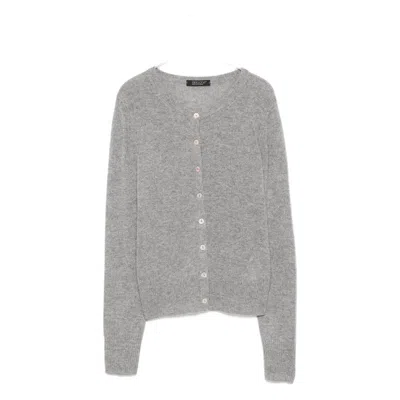 Aragona Button-front Cashmere Cardigan In Gray