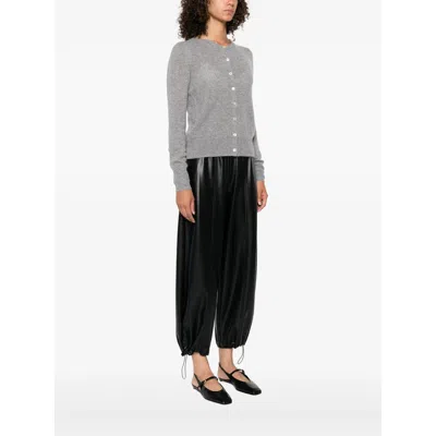 Aragona Button-front Cashmere Cardigan In Gray