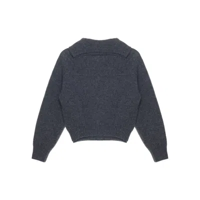 Carven Cashmere Cardigan In Gray