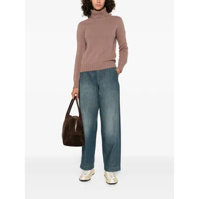Aragona Turtleneck Cashmere Sweater In Pink