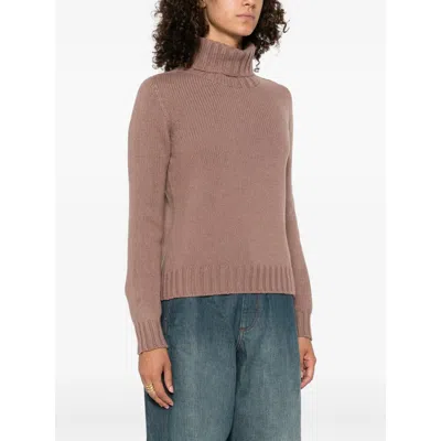 Aragona Turtleneck Cashmere Sweater In Pink