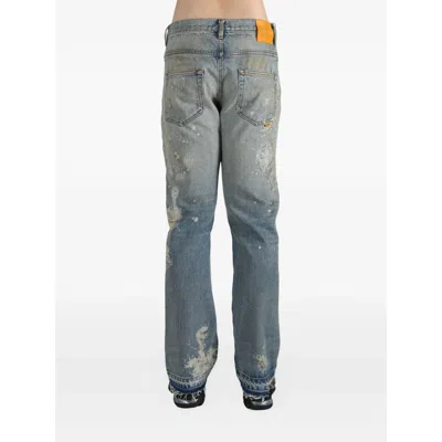 Gallery Dept. Distressed Frayed Jeans In Blue