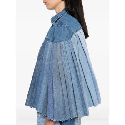 E.l.v Denim E.l.v. Denim Outerwears In Blue