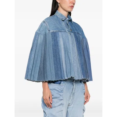 E.l.v Denim E.l.v. Denim Outerwears In Blue