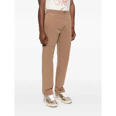 7 For All Mankind Straight Jeans In Brown