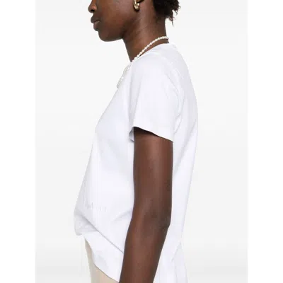 Max Mara Cotton T Shirts In White