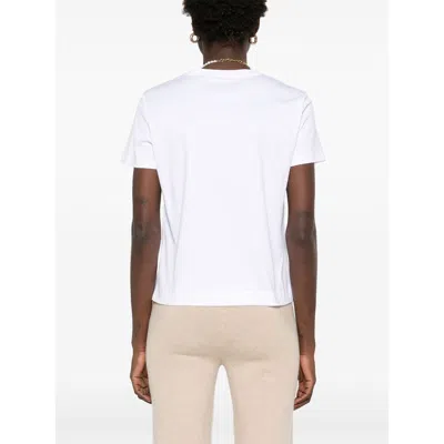 Max Mara Cotton T Shirts In White
