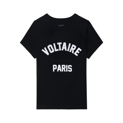 Zadig & Voltaire Alys Voltaire Paris Cotton Graphic T-shirt