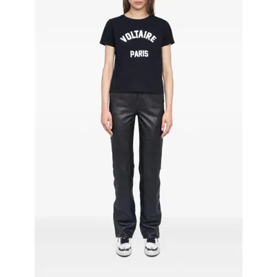 Zadig & Voltaire Alys Voltaire Paris Cotton Graphic T-shirt