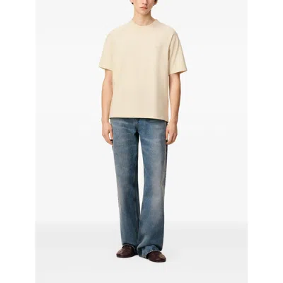 Ami Alexandre Mattiussi Ami Paris Embroidered T-shirt In Neutral