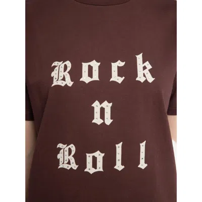 Zadig & Voltaire Cotton T Shirts In Brown