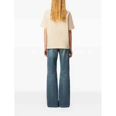 Ami Alexandre Mattiussi Ami Paris Embroidered T-shirt In Neutral