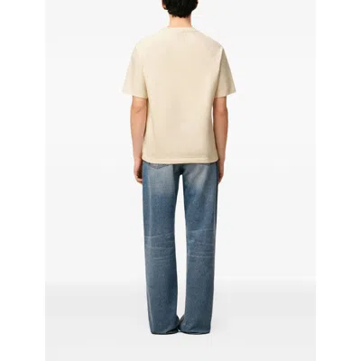 Ami Alexandre Mattiussi Ami Paris Embroidered T-shirt In Neutral