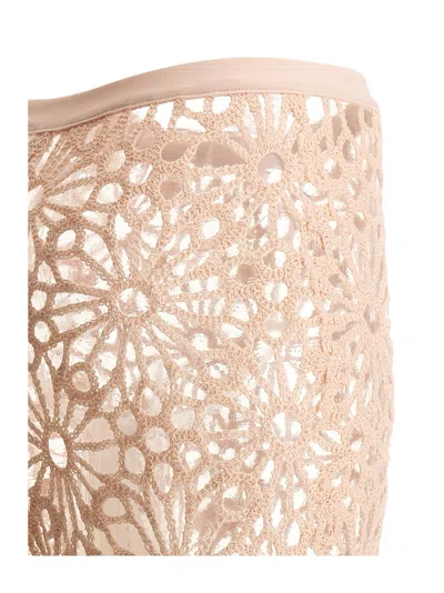 Norma Kamali Crochet Pants