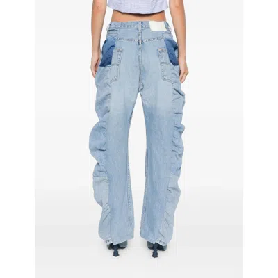 E.l.v Denim Denim Boyfriend Jeans In Blue