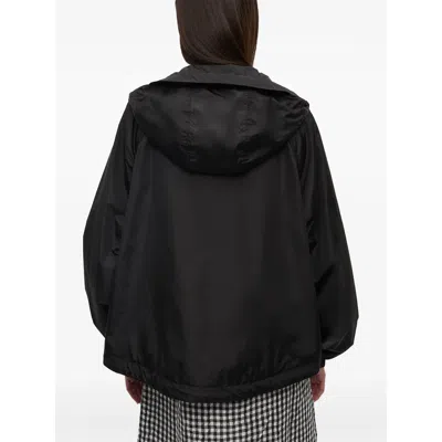 Ganni Nylon Blouson Jacket In Black