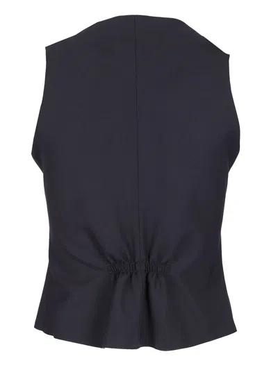 Tagliatore Gaelle Waistcoat In Black