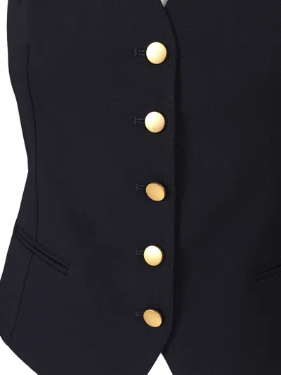 Tagliatore Gaelle Waistcoat In Black
