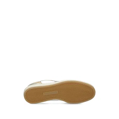 Philippe Model Veau Crackle Blanc Sable Sneakers