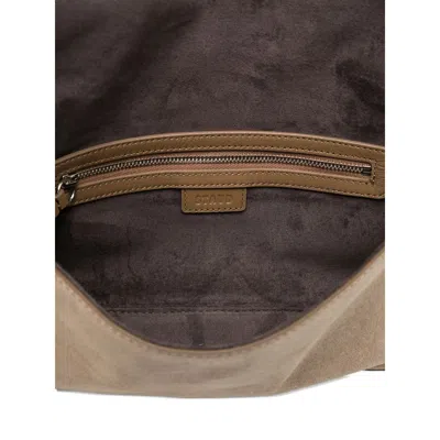 Staud Gray Tote Bags In Neutral