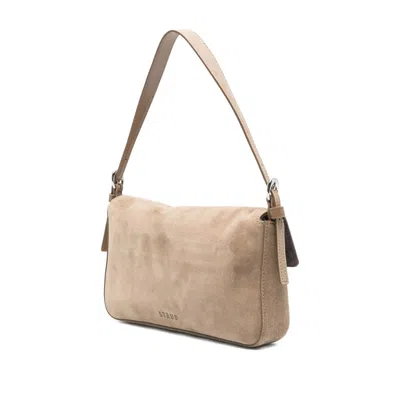 Staud Gray Tote Bags In Neutral