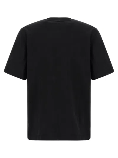 Jacquemus Black Crewneck T-shirt With Logo Detail