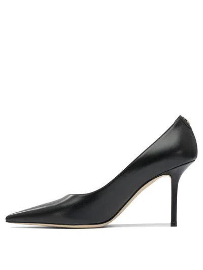 Jimmy Choo Love 85 Pointed Pumps In Nappa Leather And Mesh