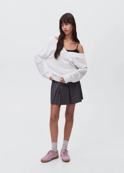 Mango Teen Knitted Sweater With Straps