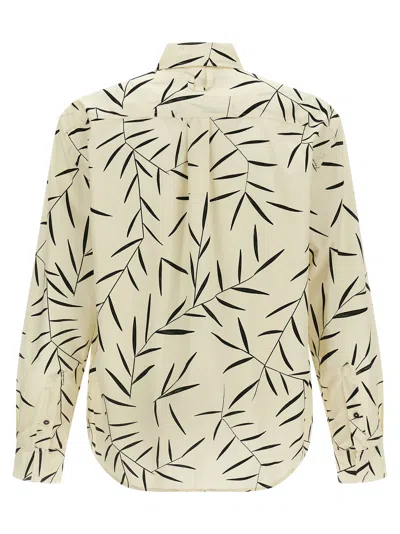 Jacquemus 'simon Leaf Print Shirt' In Neutral
