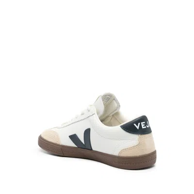 Veja Low-top Silhouette Sneakers With Contrast Rubber Sole In White