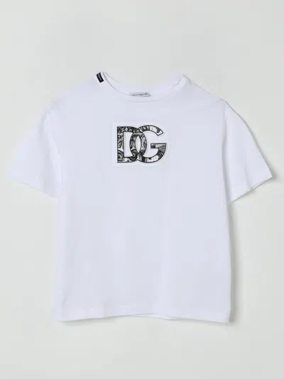 Dolce & Gabbana T-shirt  Kids Color White In White