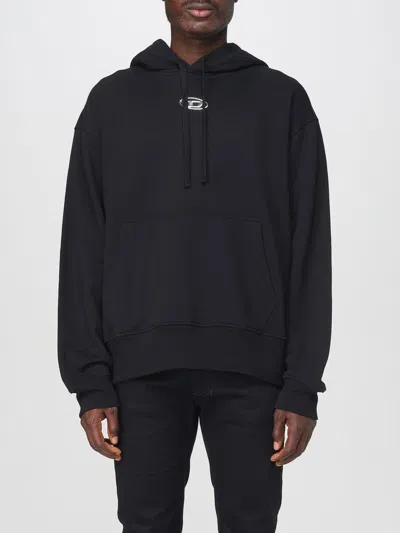 Diesel Relaxed Fit Hoodie With Classic Hood And Kangaroo Pocket