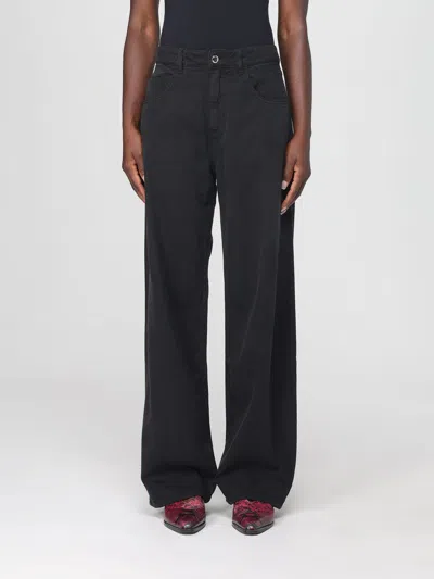 Icon Denim Los Angeles Jeans  Woman Color Black In Black