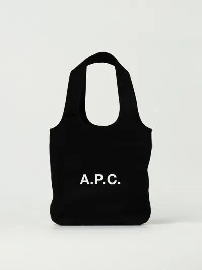 Apc Knitted Turtleneck Dress With Cut Out Detail In Black