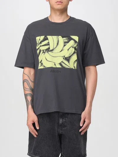 Amish T-shirt  Men Color Black In Gray