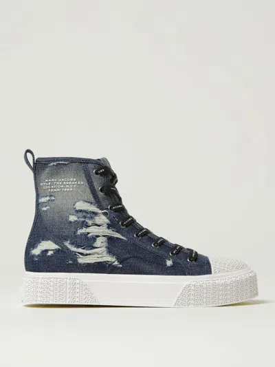 Marc Jacobs The High Top Sneakers In Blue