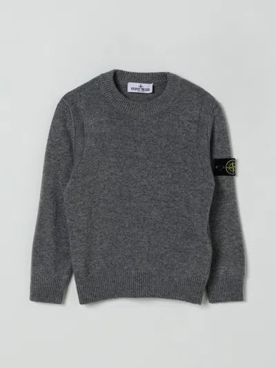 Stone Island Sweater  Junior Kids Color Grey In Gray