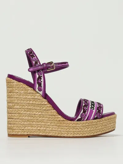 Dolce & Gabbana Espadrilles  Woman Color Violet