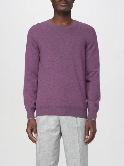 Brunello Cucinelli Sweater  Men Color Green In Purple