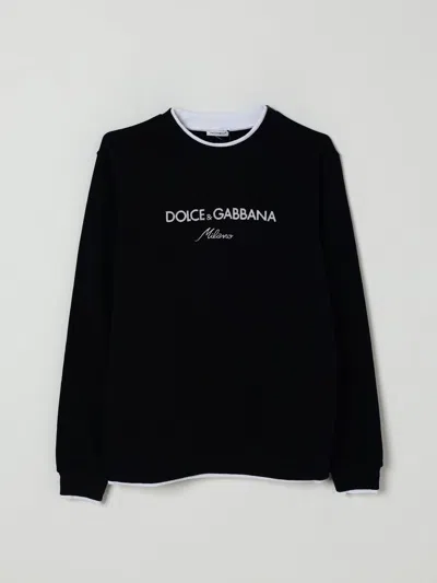Dolce & Gabbana Long-sleeved Tops In Black