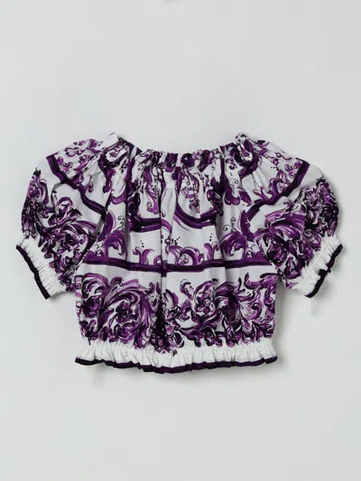 Dolce & Gabbana Top  Kids Color Violet In Purple