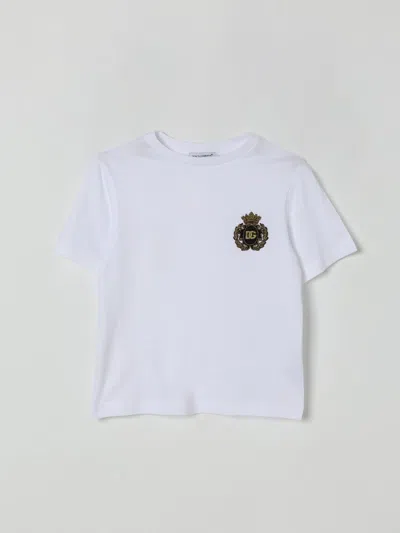 Dolce & Gabbana T-shirt  Kids Color White In White